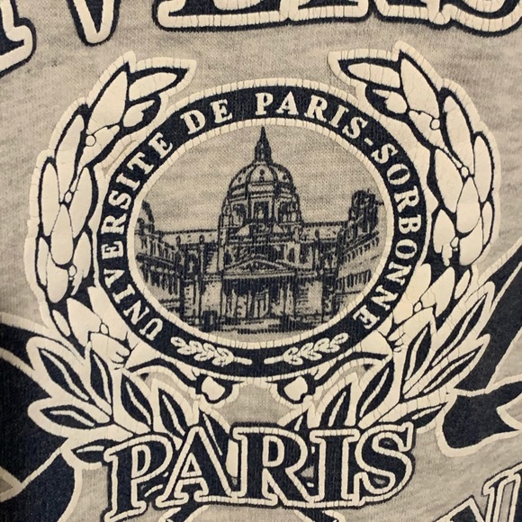 SOLD! XL Universite de Paris , Sorbonne sweatshirt - Picture 3 of 8